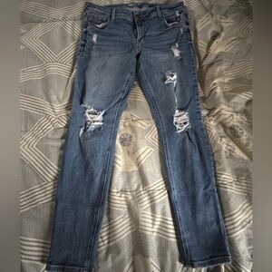 Old Navy Distressed Skinny Jeans - Blue